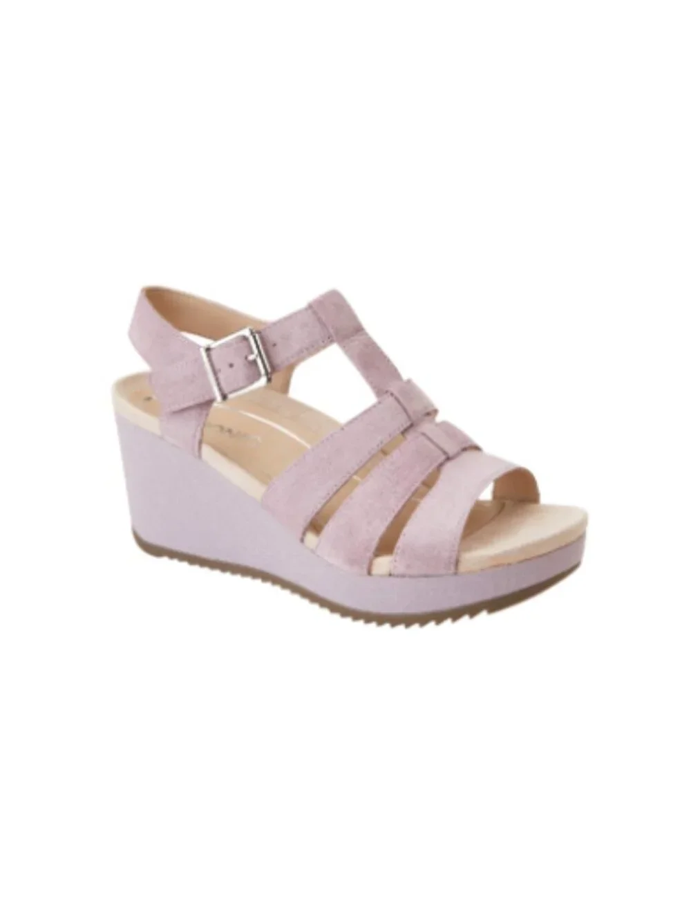 Vionic Hoola Tawny platform wedge sandle in mauve size 9 EUC comfort quality